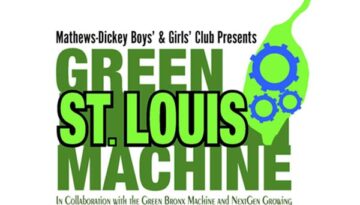 Green St. Louis Machine Logo
